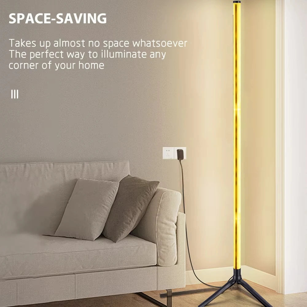 LumaGlow™ RGB Corner Floor Lamp