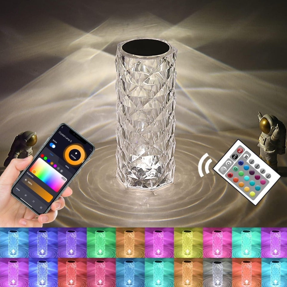 CrystalAura™ Touch Table Lamp